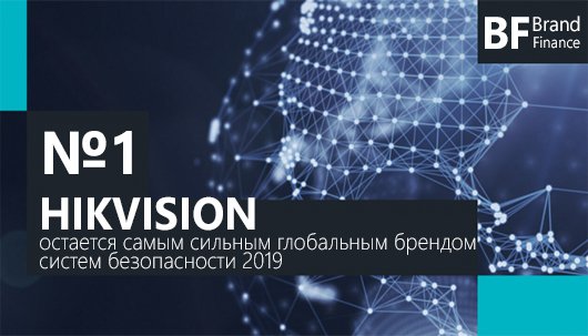 HIKVISION остается самым сильным глобальным брендом систем безопасности 2019